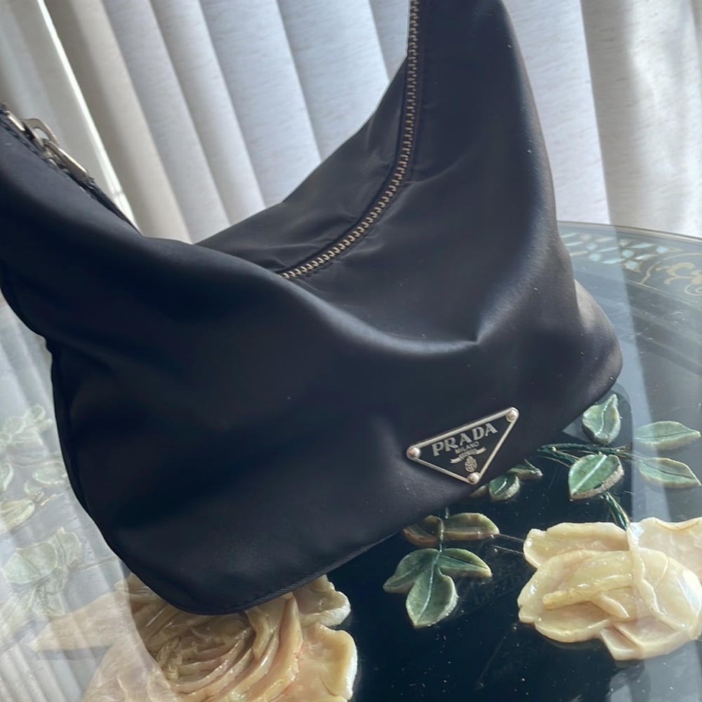 Prada Vintage Black Tessuto Nylon Bag